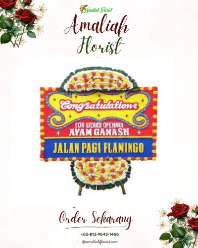 Bunga Papan Congratulation di Besusu Timur